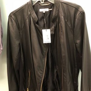 Women’s Calvin Klein leather jacket